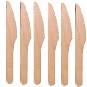 160mm Wooden Knives, 16cm