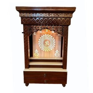 3Ft Designer Wooden Temple