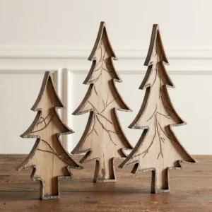 Christmas Trees Decor Wooden
