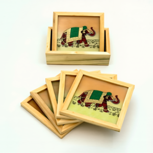 Elephant Printed Coaster
