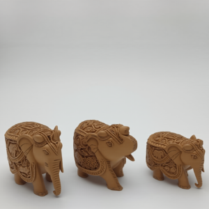 Jaipur Wooden Sculpture Art (Elephant)