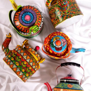 Hand painted kettle
