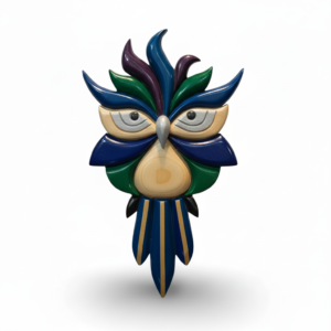 Owl Handcrafted Wall Art Sculpture