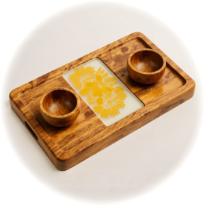 Serving Mango Wooden Platter-12x6-inches