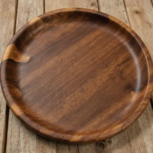 Wooden Round Cutting Serving Board for Kitchen
